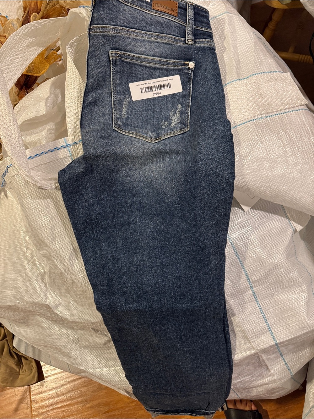 Judy Blue Women's Dark Blue Straight Leg Jeans